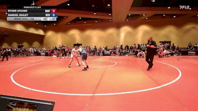 135 lbs Champ. Round 1 - Ryker Stover, Maryland vs Samuel Bailey, New York