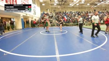 Girls 145 lbs Champ. Round 1 - Julia Carranza, Harbor Girls vs Aila Duus, Fremont (Sunnyvale) Girls