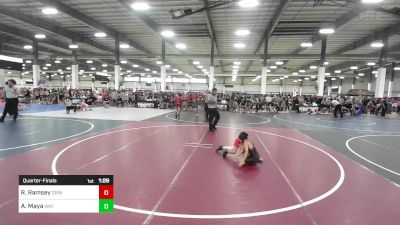 57 lbs Quarterfinal - Rylee Ramsey, Grindhouse WC vs Aden Maya, Way Out West