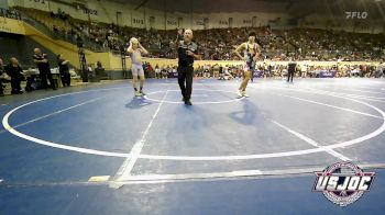 155 lbs Round Of 16 - Garrett Williams, Choctaw Ironman Youth Wrestling vs Aiden Young, Blanchard High School