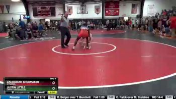 152 lbs Semifinal - Zachariah Shoemaker, Ottumwa vs Justin Little, Liberty (Wentzville)