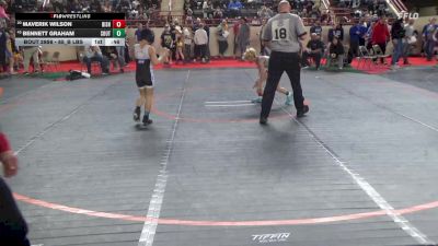 85_B lbs Consi Of 4 - Maverik Wilson, Bishop McCort vs Bennett Graham, Southern Lehigh
