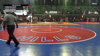 5A 120 lbs Cons. Semi - Aiden Ballance, Saint Clair County vs Arion Johnson, East Limestone