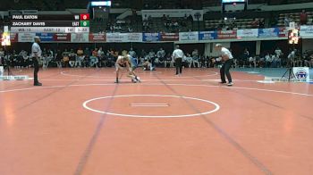 132 lbs Finals (2 Team) - Zachary Davis, Eastern View vs Paul Eaton, Western Branch