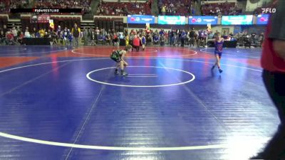 62 lbs Quarterfinal - Bodie Stanley, Buzzsaw Wrestling Club vs Bridger Sullivan, Stillwater Gladiators