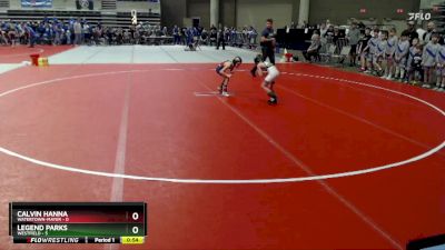 50 lbs Semis (4 Team) - Calvin Hanna, Watertown-Mayer vs Legend Parks, Westfield