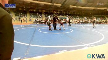 52 lbs Round Of 16 - KJ Taylor, Owasso Takedown Club vs Jeffery Hull, Pin-King All Stars