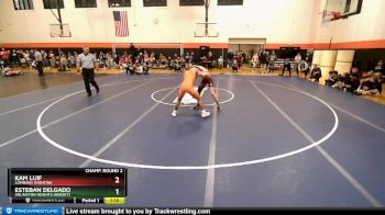 120 lbs Champ. Round 2 - Esteban Delgado, Arlington Heights (HERSEY) vs Kam Luif, Lombard (MONTINI)