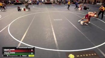 127 Championship Bracket Quarterfinal - Tegan Sherk, St. Francis vs Grant Marr, Forest Lake