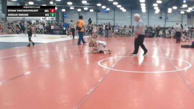 52 lbs Round 5 - 4:00pm Saturday - Ethan Panyavuthilert, America Elite vs Jordan Simone, All I See Is Gold