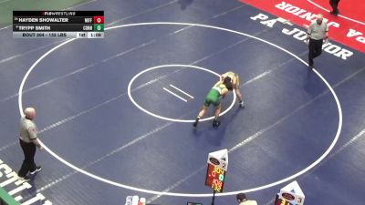 132 lbs Round Of 32 - Hayden Showalter, Mifflinburg vs Trypp Smith, Connellsville