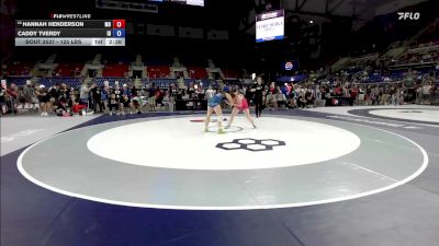 125 lbs Cons. Rd Of 32 - Hannah Henderson, MO vs Caddy Tverdy, ID