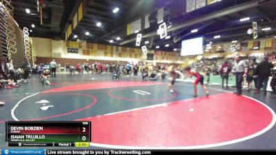 106 lbs Round 1 - Tyler Drysen, Team Temecula Wrestling Club vs Charles Kylis, Wine Country Wrestling Academy