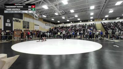 126 lbs Quarterfinal - Gagandeep Parasa, South Windsor vs James Westrick, Ridgefield