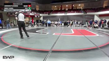 100 lbs Round Of 16 - Addison Flowers, Mcloud HS Girls vs Emily Hamil, Putnam City West