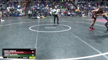 135 lbs Semifinal - Aiden Quevedo, MadDog Wrestling Academy vs Knox Verbais, Combative Sports Athletic Center Wrestling