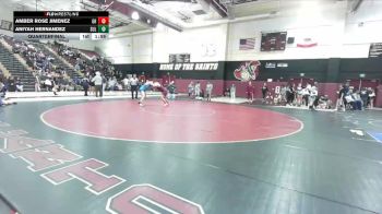 170 lbs Quarterfinal - Amber Rose Jimenez, Granite Hills vs Aniyah Hernandez, Sultana