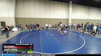 150 lbs Quarterfinal - Jack Burdick, Carbon Wrestling Club vs Johnny Corona, Mountain View High School