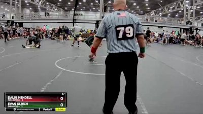 130 lbs Round 6 (8 Team) - Evan Ulrich, Ohio Gold vs Dalin Mendell, Full Circle