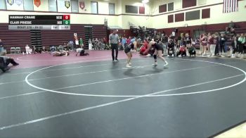 JV-22 lbs 1st Place Match - Clair Priebe, Independence vs Hannah Crane, West Delaware