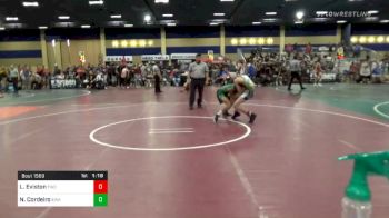 Match - Lucas Eviston, THOROBRED WRESTLING CLUB vs Nicholas Cordeiro, Ewa Wrestling