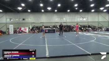 127 lbs Semis & 3rd Wb (16 Team) - Hannah Rogers, Iowa vs Addison Harkins, Missouri Ice