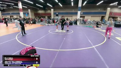 74 lbs Cons. Round 1 - O.j. Hall, Jflo Trained vs Devyn Villarreal, Takedown-City Wrestling