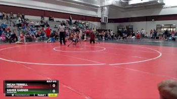 41-44 lbs Cons. Semi - Micah Terrell, Center Grove WC vs Xavier Garner, Alphas WC