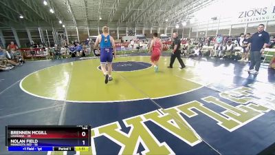 285 lbs Placement Matches (8 Team) - Brennen McGill, Louisiana vs Nolan Field, Minnesota Red