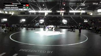 Girls 145 lbs 1st Place Match - Abigail Worhatch, Sumner (Girls) vs Persephone Puz, Vashon Island (Girls)