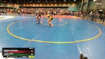 120 lbs Champ. Round 1 - Dikota Diamond, Galena vs Evan Tang, Roosevelt