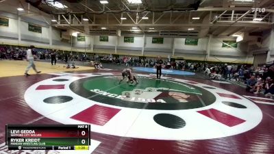 85 lbs Champ. Round 1 - Levi Gedda, Watford City Wolves vs Ryker Kreidt, Mandan Wrestling Club