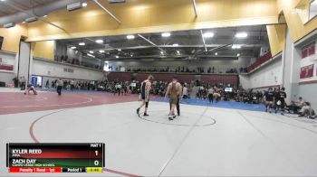 126 lbs Cons. Round 3 - Kyler Reed, Pima vs Zach Day, Campo Verde High School
