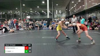 92 lbs Round 1 (8 Team) - Brooks Burmeister, U2 Upstate Uprising Blue vs Camden Hook, Team Gotcha