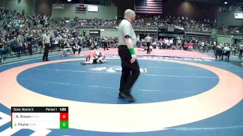 Cons. Round 3 - Nash Brown, Mountain Crest vs Jancen Payne, Cedar City