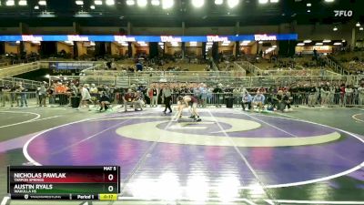 1A 157 lbs Cons. Round 1 - Nicholas Pawlak, Tarpon Springs vs Austin Ryals, Wakulla Hs