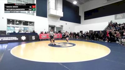 125 lbs Champ. Round 1 - Krista Green, El Rancho vs Skyler Ellingworth, Chaparral