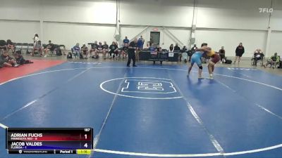 187 lbs Quarters & 1st Wb (16 Team) - Adrian Fuchs, Minnesota Red vs Jacob Valdes, Florida