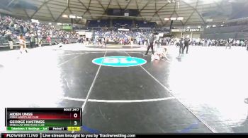 92 lbs Cons. Round 4 - Aiden Ungs, Forks Wrestling Club vs George Hastings, Steelclaw Wrestling Club