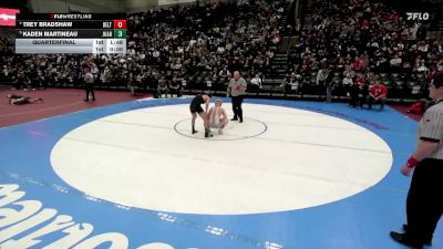 3A 144 lbs Quarterfinal - Kaden Martineau, Juab vs Trey Bradshaw, Delta