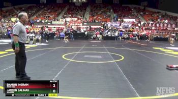 4A 138 lbs Semifinal - Damon Ingram, Rose Hill vs Jaxsen Salinas, Ulysses