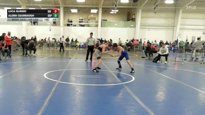 106 lbs Consi Of 16 #2 - Luca Glinski, Red Roots WC vs Alden Cearbaugh, Shipbuilders WC
