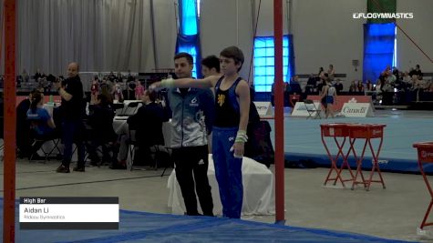 Aidan Li - High Bar, Rideau Gymnastics - 2019 Canadian Gymnastics Championships