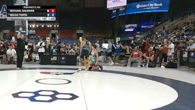 165 lbs Quarters - Michael Daleiden, Wisconsin vs Micah Tonte, Indiana