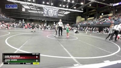 82 lbs Round 3 - Aiden Vaden, WTC vs Jude Bradfield, Mulvane Jr. Wrestling Club