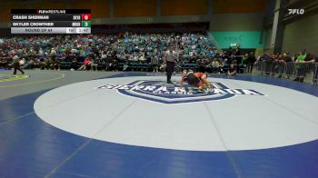 175 lbs Round Of 64 - Crash Sherman, Skyridge vs Skyler Crowther, Morgan