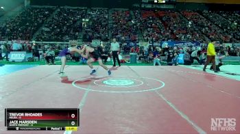 2A 195 lbs Quarterfinal - Trevor Rhoades, Melba vs Jace Marsden, North Fremont