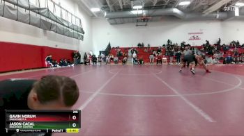 215 lbs 9th Place Match - Gavin Norum, Eaglecrest A vs Jason Cacal, Discovery Canyon