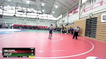 110 (112) Champ. Round 2 - Abbi Cooper, Clayton Valley School vs Kylie Lee, Terra Linda