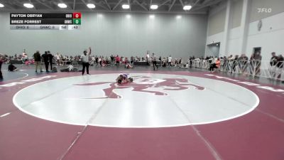 52 lbs Rr Rnd 3 - Payton Obryan, Ohio Titan Blue - EL vs Breze Forrest, Great Neck Wrestling Club - EL